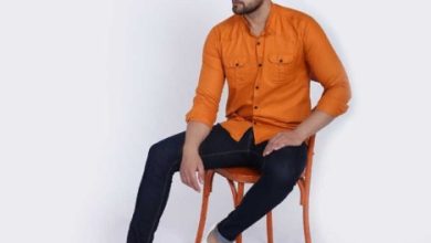 Orange Fashionable Shirts